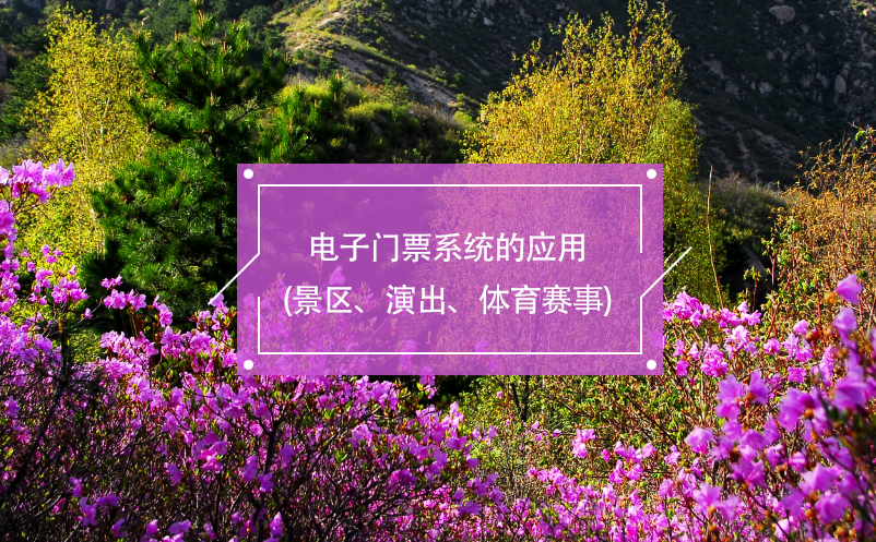 電子門票系統(tǒng)的應(yīng)用(景區(qū)、演出、體育賽事)