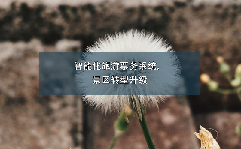 智能化旅游票務(wù)系統(tǒng)，景區(qū)轉(zhuǎn)型升級