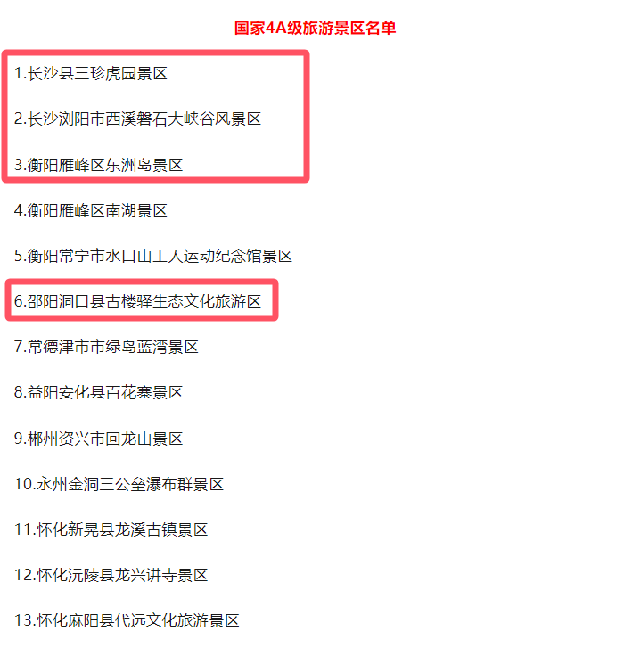 湖南新增13家4A景區(qū)，其中4家使用易景通票務系統(tǒng)!